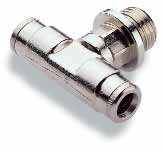 Conector Hidráulico Metalico Conector T Rotable