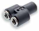 Conector Hidráulico Metalico Conector unión Y paralela